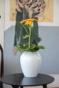 Rhombe vas Ø21,5 cm, Vit