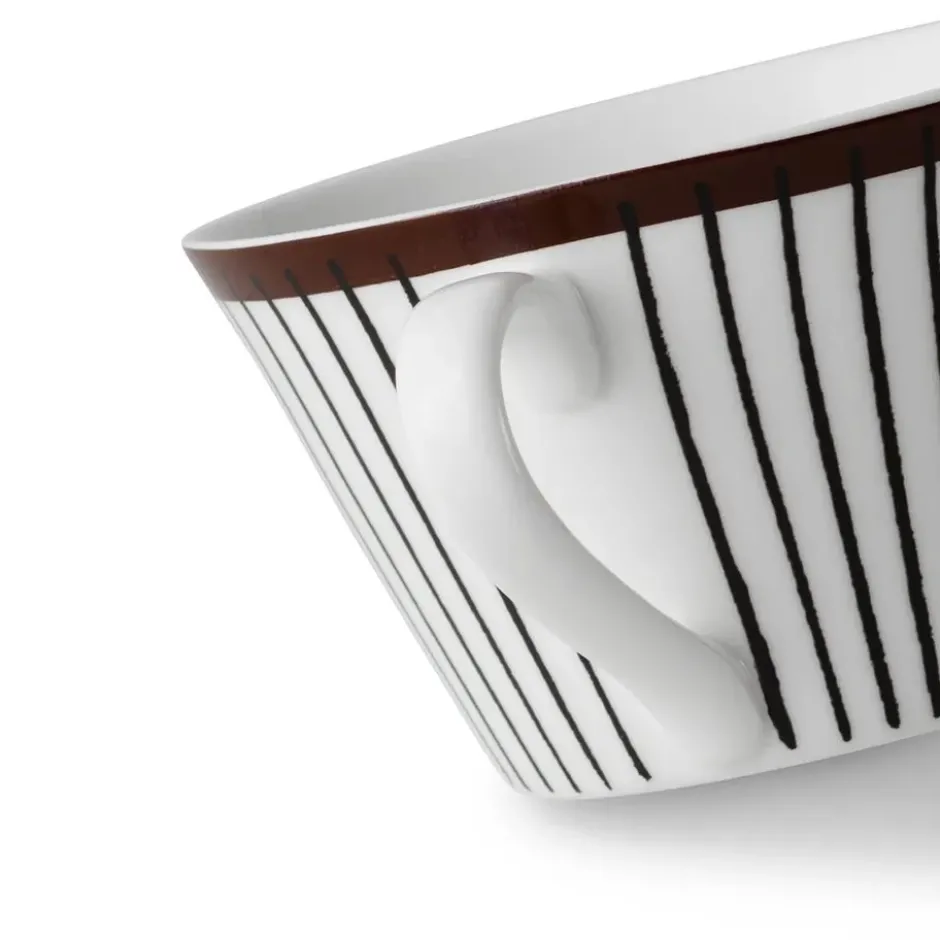 Ribb kaffegods, kaffekopp + fat
