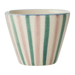 Rice keramisk espressokopp 7 cl, Stripes