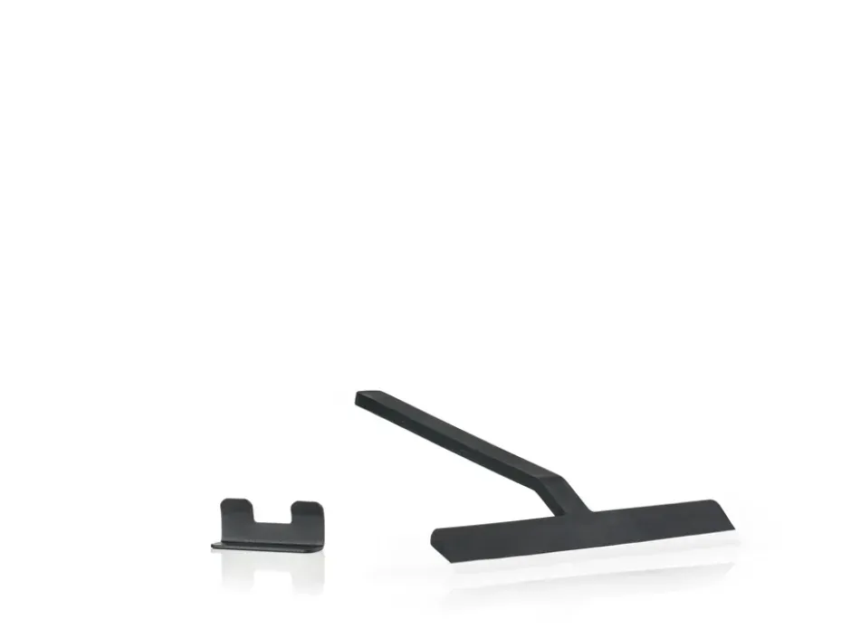 Rim Skrapa m hållare 22cm, Svart