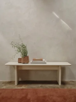 Rink bänk 140 cm, Eggshell