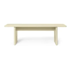 Rink bänk 140 cm, Eggshell
