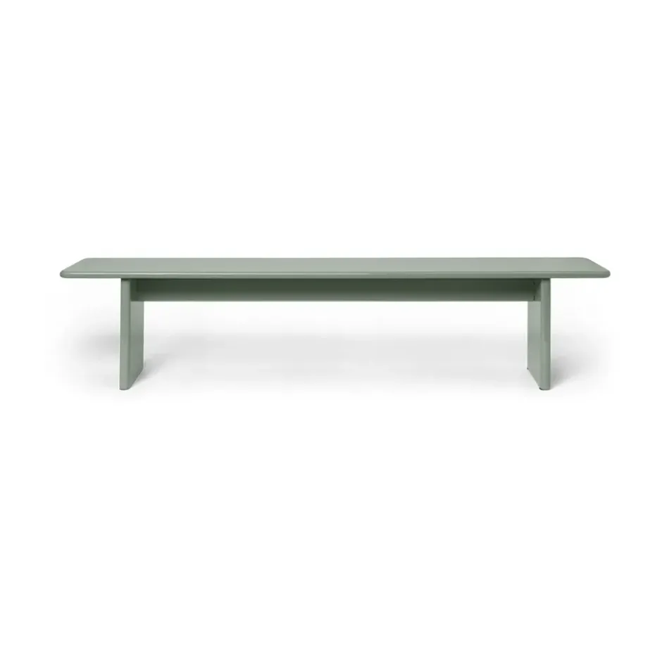 Rink bänk 200 cm, Tea green