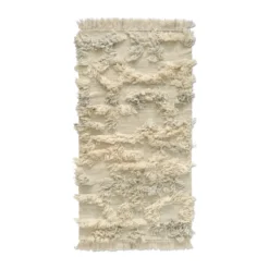 Rio ullmatta 80x150 cm, Ivory-melange