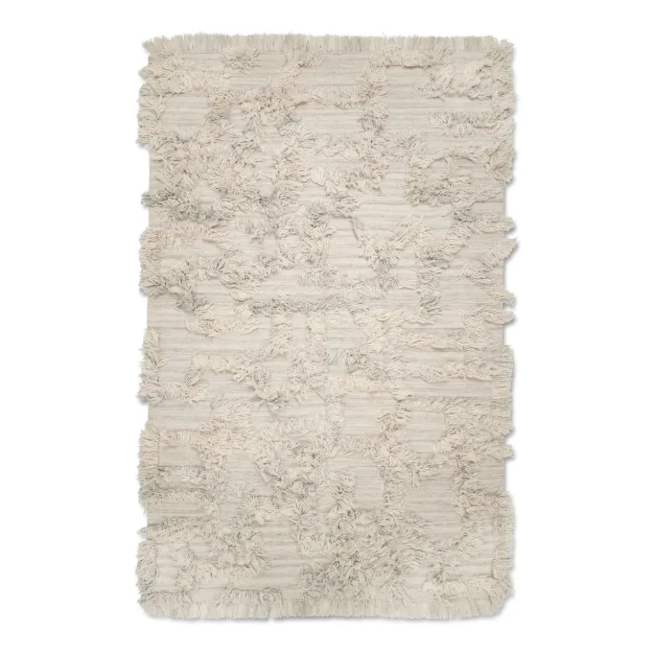 Rio ullmatta 170x230 cm, Ivory melange