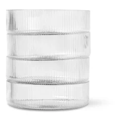 Ripple frukostskål 4-pack, clear