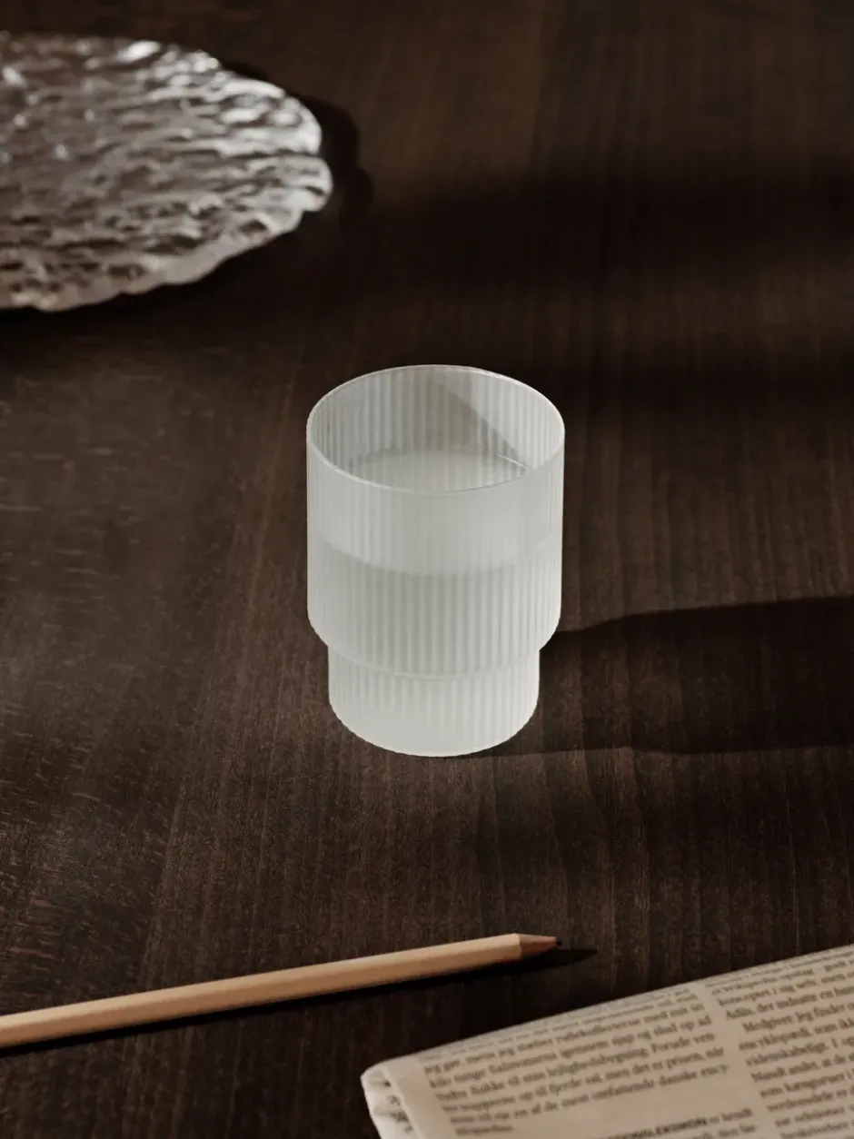 Ripple glas 4-pack, Frosted