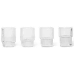 Ripple glas small 6 cl 4-pack, Klar