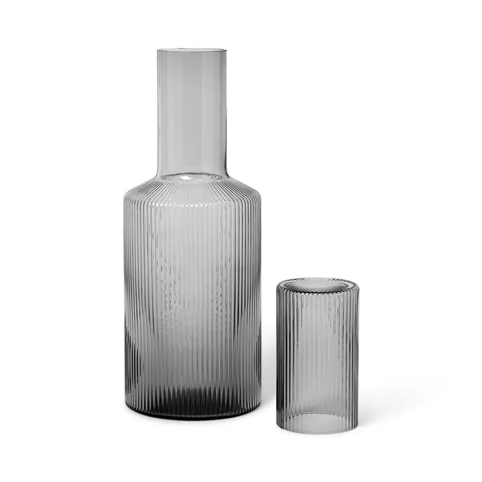 Ripple lock till karaff, Smoked grey
