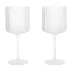 Ripple rödvinsglas 32,5 cl 2-pack, Frosted