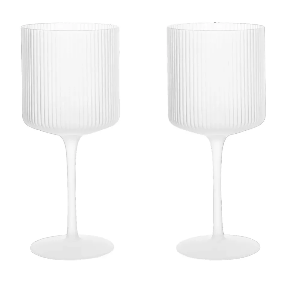 Ripple rödvinsglas 32,5 cl 2-pack, Frosted