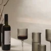 Ripple rödvinsglas 32,5 cl 2-pack, Smoked grey