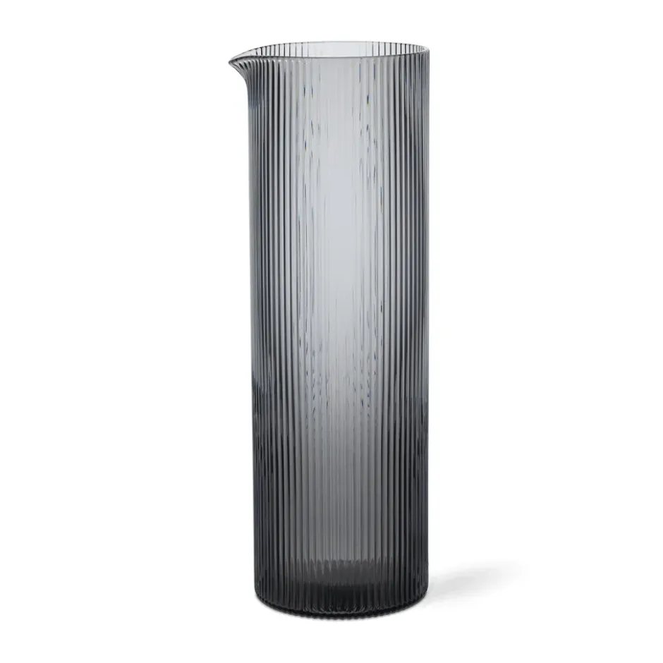 Ripple vattenkaraff 1,12 L, Smoked grey