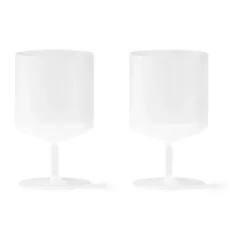 Ripple vinglas 2-pack, Frosted