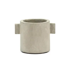 Rond kruka Ø13 cm, Natur