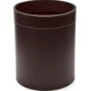 Ørskov papperskorg läder, Chocolate