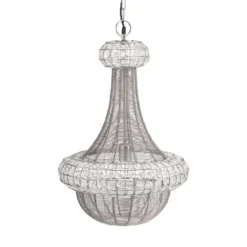 Saba taklampa 42 cm, Silver