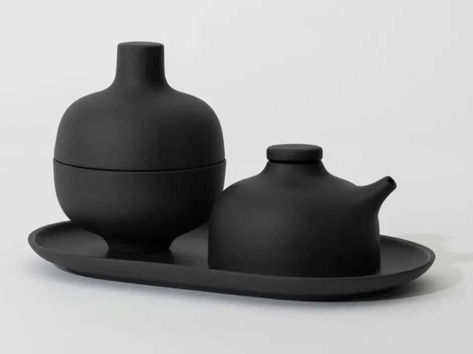 Sand sojakanna 12 cl, Black clay