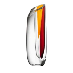 Saraband vas 36 cm, Röd-orange