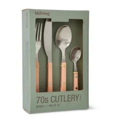70's bestickset 16 delar, Peach