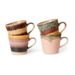 70's cappuccinomugg 4-pack, Vista
