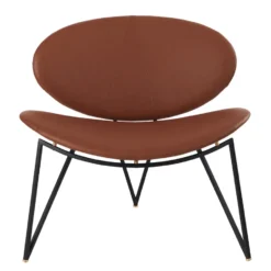 Semper loungestol, Black-cognac