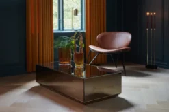 Semper loungestol, Black-cognac