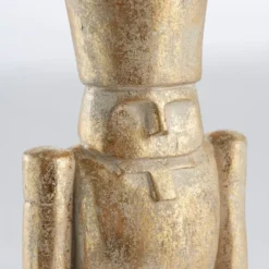 Serafina figurine nötknäppare 32 cm, Antikguld ljus