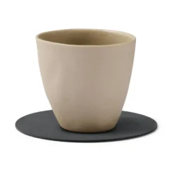 Serene glasunderlägg circle Ø10 cm, Anthracite