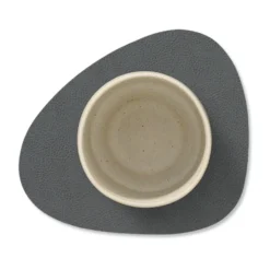 Serene glasunderlägg curve 11x13 cm, Anthracite