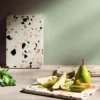 SERVE-IT serveringsfat 16 cm, White terrazzo