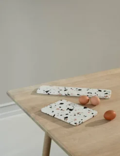 SERVE-IT serveringsfat 16 cm, White terrazzo