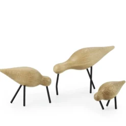 Shorebird ek-svart, stor
