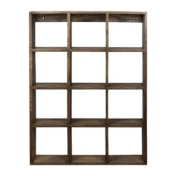 Showcase vägghylla 40x53 cm, Dark oiled oak