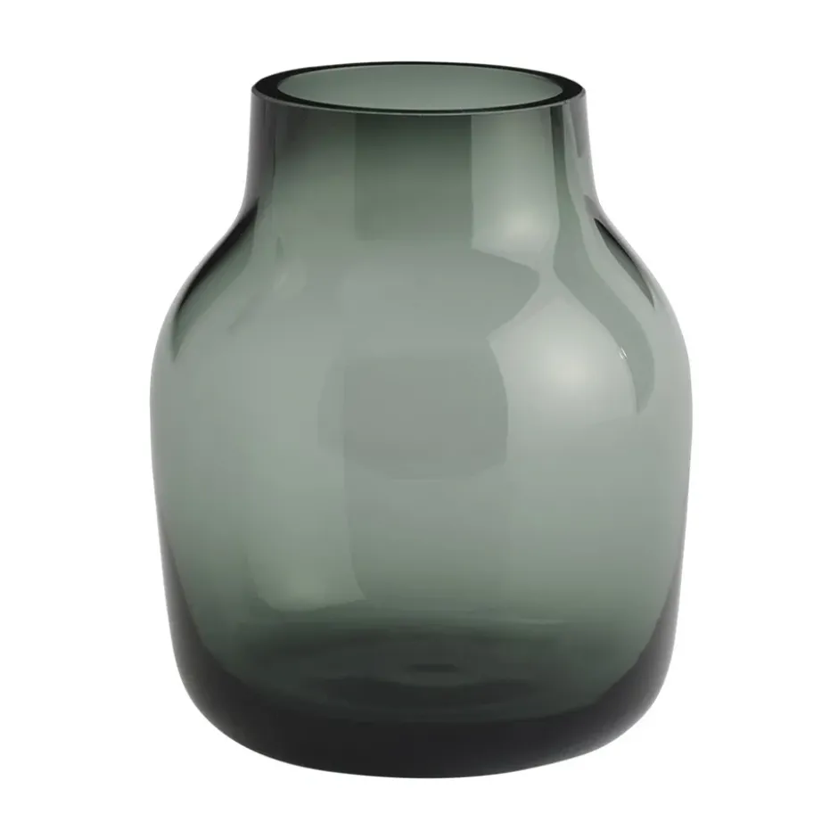 Silent vas Ø11 cm, Dark Green