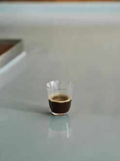 Silhouette dubbel espressoglas 11 cl 4-pack, Clear