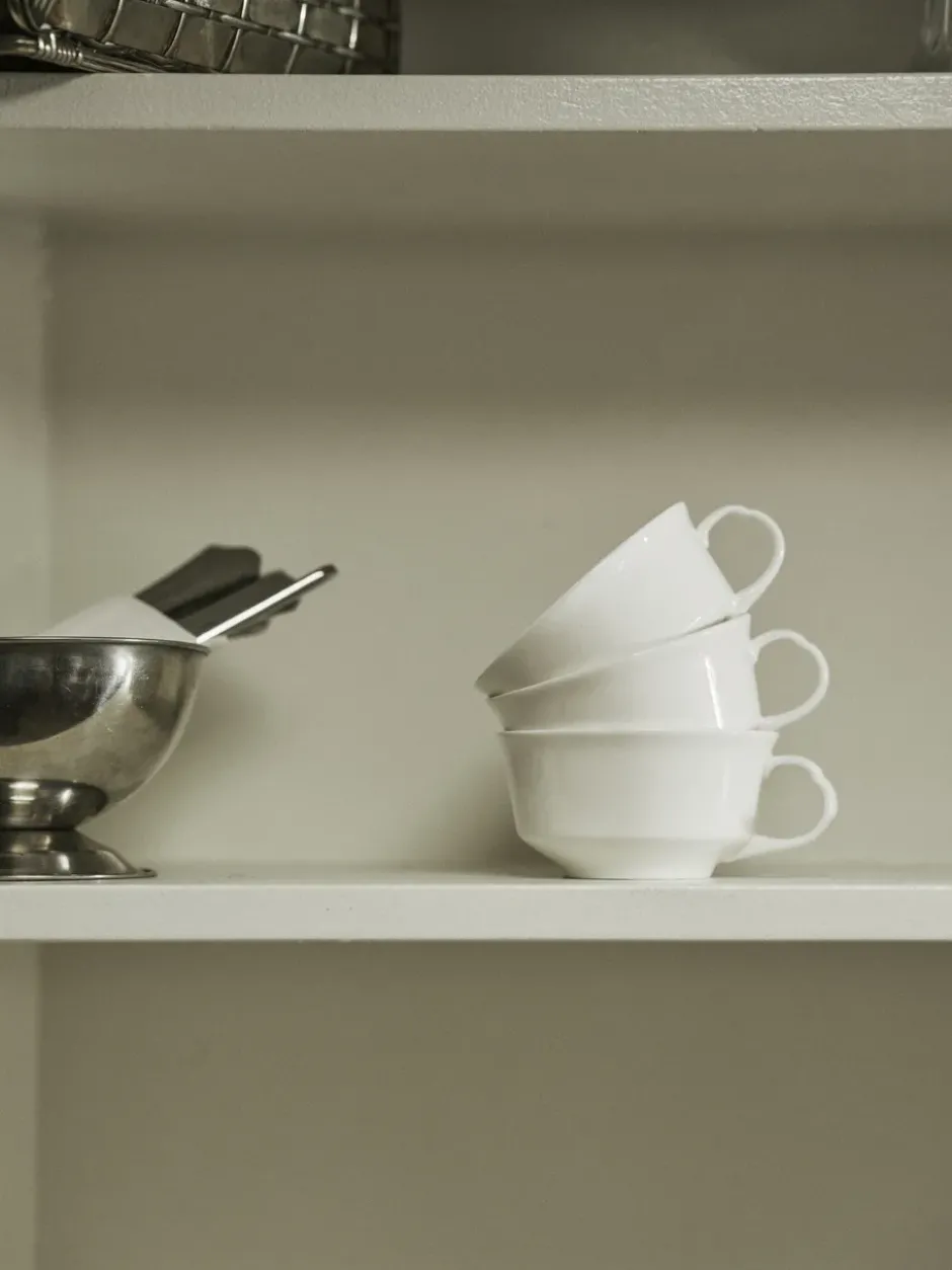 Silhouette espressokopp 10 cl 4-pack, White