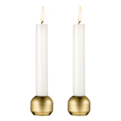 Silhouette ljusstake 34 2-pack, Guld