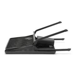 Sinkside hopfällbart diskställ 37 cm, Mörkgrå