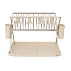 Sinkside hopfällbart diskställ 51 cm, Soft Beige