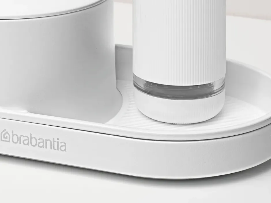SinkStyle diskbänksorganiserare set 4 delar, Mineral Fresh White