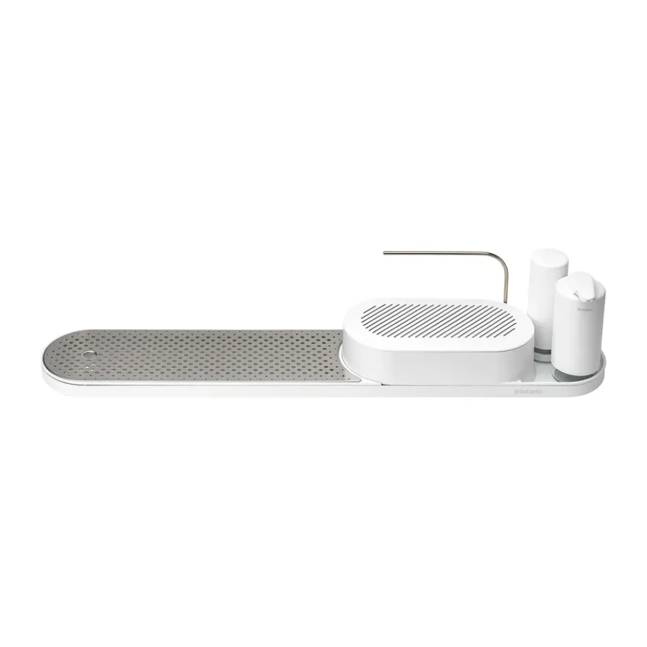 SinkStyle diskbänksorganiserare set 4 delar, Mineral Fresh White