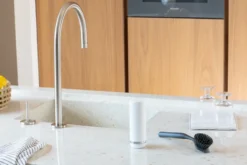 SinkStyle diskmedelsdispenser, Mineral Fresh White