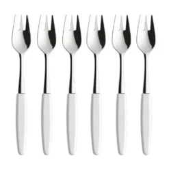 Skaugum dessertgaffel 6-pack Pure White