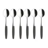 Skaugum dessertsked 6-pack Urban Black