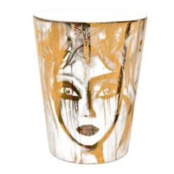 Slice of Life mugg guld-vit, 35 cl