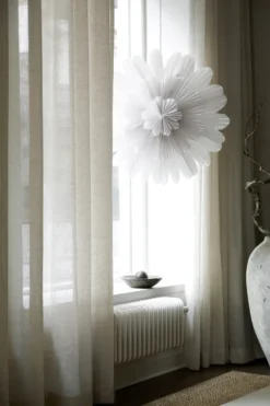 Snöblomma adventsstjärna, Ø80 cm