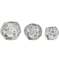 Snowball ljuslykta 3-pack, 3-pack