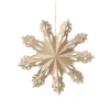 Snowflake juldekoration natural, Ø30 cm