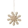 Snowflake juldekoration natural, Ø15 cm